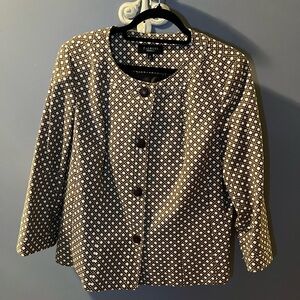 Talbots Gold, Brown and White Women's Jacket